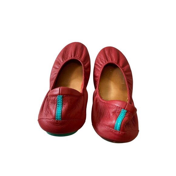 Tieks By Gavrieli Ruby Red Patent Leather Ballet Comfort Flats Shoes Size 10 - Picture 4 of 10
